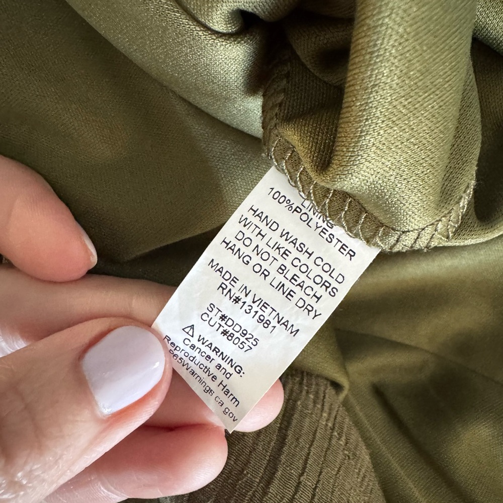 Anthropologie Naïf Boho Olive Midi Dress - Picture 7 of 9